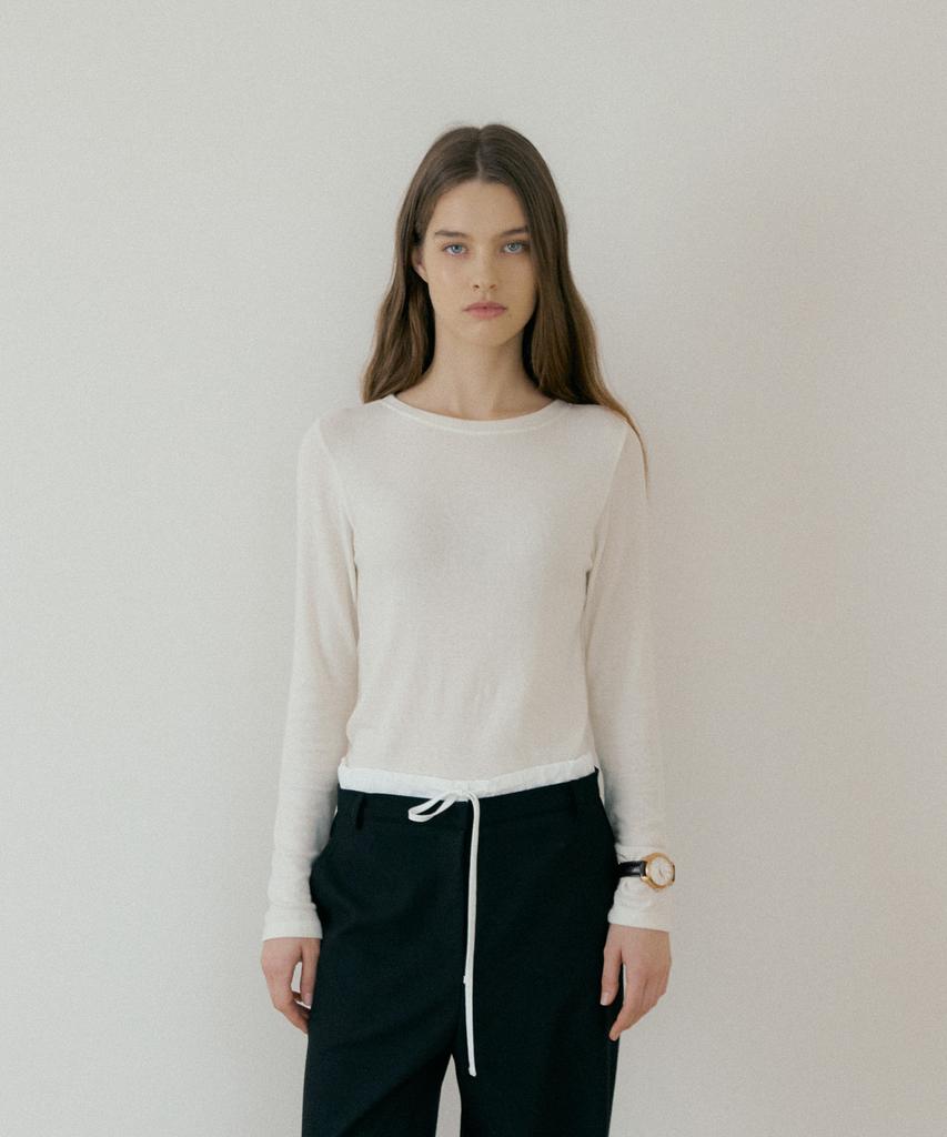 THE PENNY Wool Soft Round Tee - 2Color