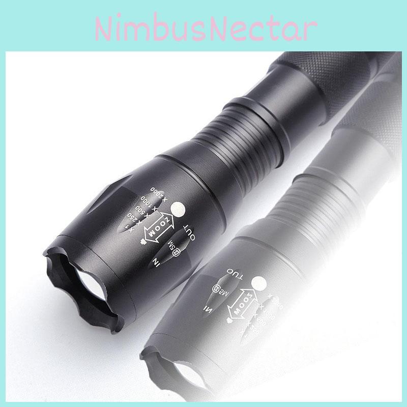 Ultra Bright 1000 Lumens Tactical Military Led Flashlight With Zoom Function