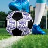 Schalke 04 Indoor Soccer Ball Colorful Machine Stitched PVC Size 5 Team Training Competition Ready Durable High-Bounce Cool Sports Gift