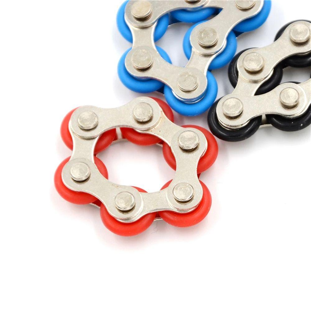 Antistress For Autism ADHD ADD Anti Stress Bike Chain Toy Hands Toys Sensory Toys Fidget Chain Toys