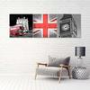 Feeby Set of three pictures canvas print, Memories of london