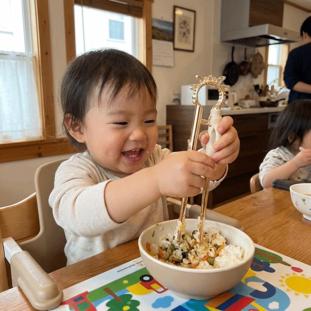 1/2PCS Food Grade Kids Training Chopsticks Transparent Design Children Chopsticks Elementary School