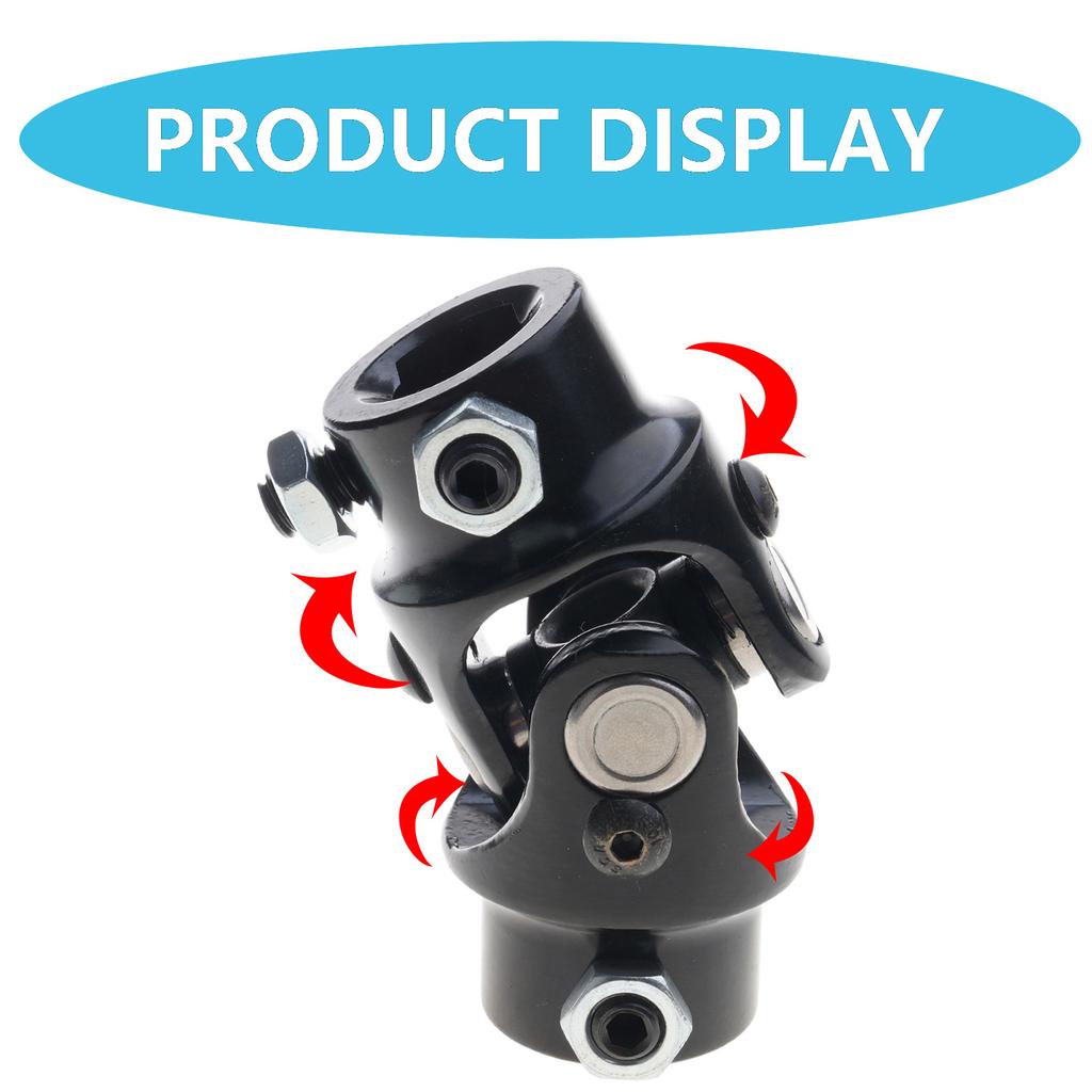 Профессиональный 3/4-36 SplineX3/4 "DD Рулевое управление U-образное соединение Мустанг II Силовая стойка Черный Простое управление Компактный размер