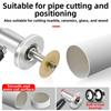 Internal Cutting Tool Inside Pipe Cutter For Plumbing Projects Cuts Glass Marble Stone Wood Adjustable Cutting Depth