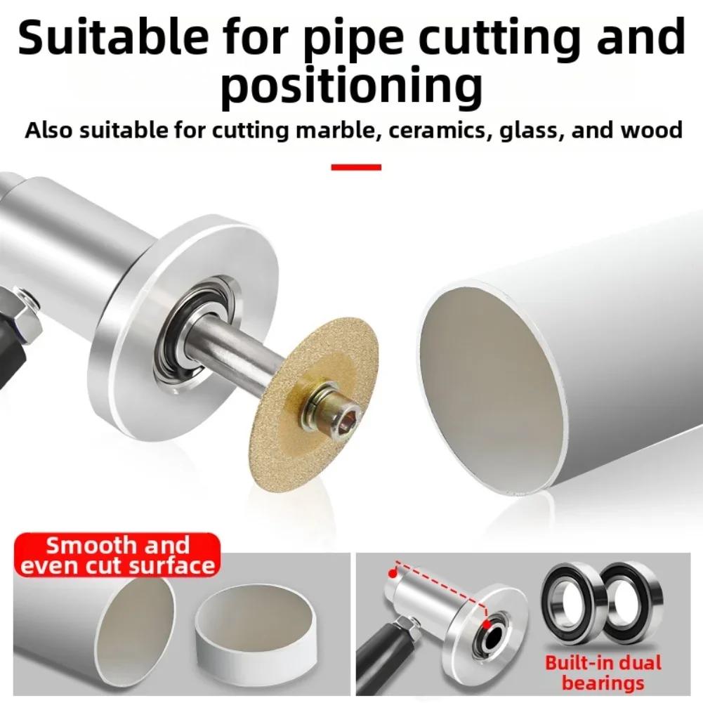 Internal Cutting Tool Inside Pipe Cutter For Plumbing Projects Cuts Glass Marble Stone Wood Adjustable Cutting Depth