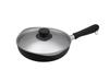 Sori Yanagi Magma Plate Iron Frying Pan with Uneven Iron Surface IH Compatible 22cm Lid Included Good Oil Absorption and Fast Heat