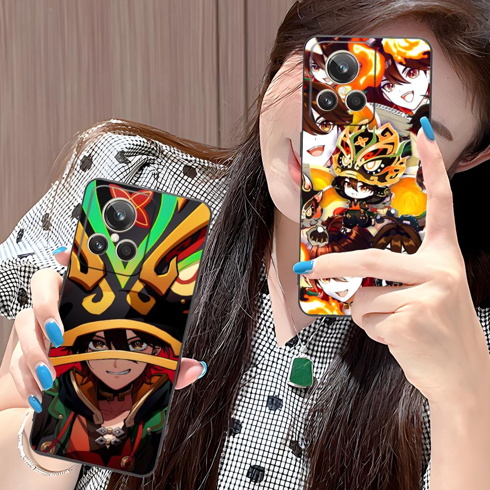 Game GI Gaming Mobile Phone Case for Realme 15 14 13 12 11 10 9 Pro Plus T i Lite 5G Colorful Printing Cover Luxury Pretty Cover