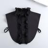 Fashion Half Shirt Style Fake Collar for Women Stand Detachable Collar Fake Girls Vintage Lace Ladies False Blouse Collar Decor