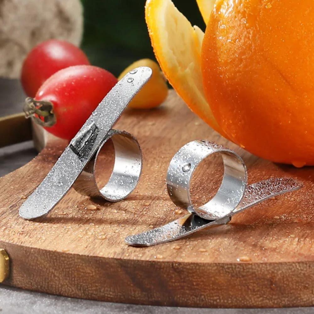 Portable Stainless Steel Lemon Zest Peeler Peeling Tool Kitchen Gadgets Orange Peeler Fruit Grater