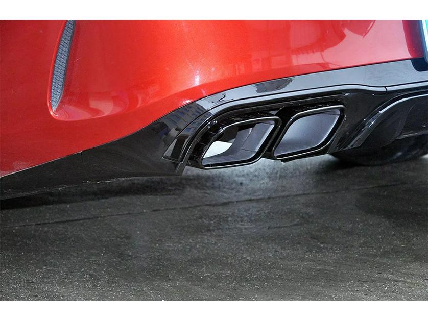 Rear Lip Diffuser with Quad Tailpipes for 16-21 Mercedes-Benz E-Class Coupe AMG E53/E63