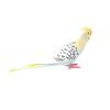 Cute Small Parrot Bird Simulation Model House Office Desk Decoration Ornaments
