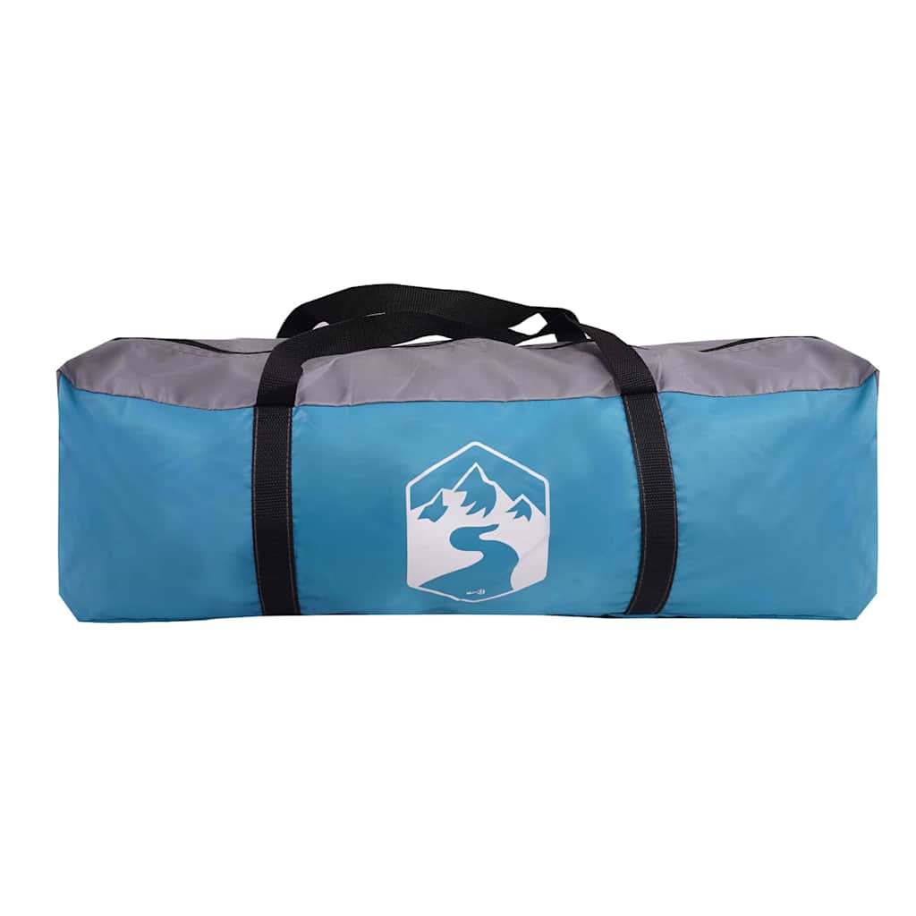 8 Person Tunnel Tent with Blue Roof 710 x 460 x 245 cm