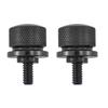 NASSIA Motorcycle Seat Screw Seat Bolts Alloy Rear Fender Seat Screw Motorcycle Accessories Set of 2 (Black)
