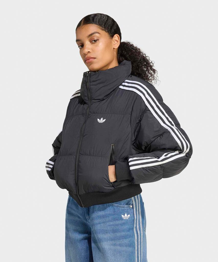 Adidas Crop Synthetic Down Puffer - Black / Jx2970