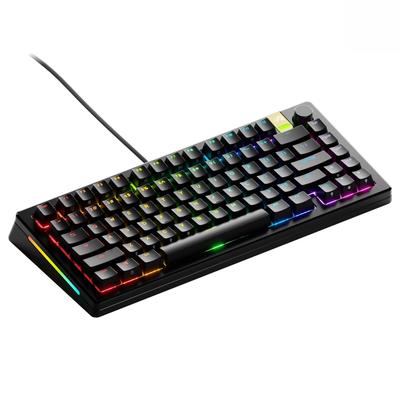 Великолепная игровая клавиатура Glorious GMMK 3 PRO HE 75%, собранная, проводная, черная, раскладка США, Rapid Trigger, магнитные переключатели, GLO-KB-GMMK3-PRO-75-PB-HE-W-BLK-US KB0