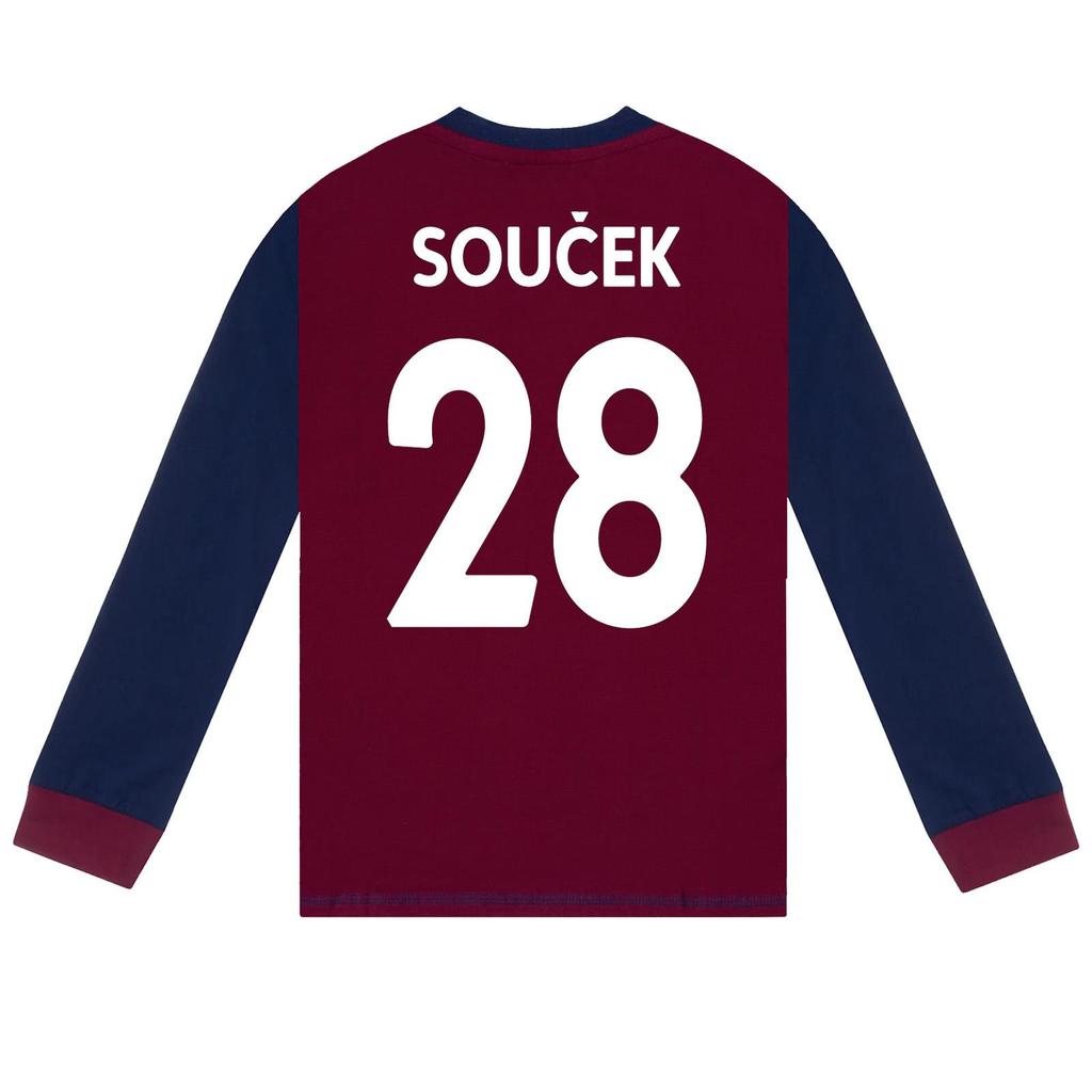 West Ham United FC Boys Tomas Soucek 28 Long Pyjama Set