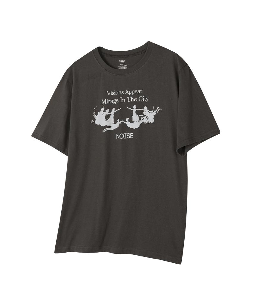 NOISE Mirage Cotton Short Sleeve T-Shirt - Charcoal