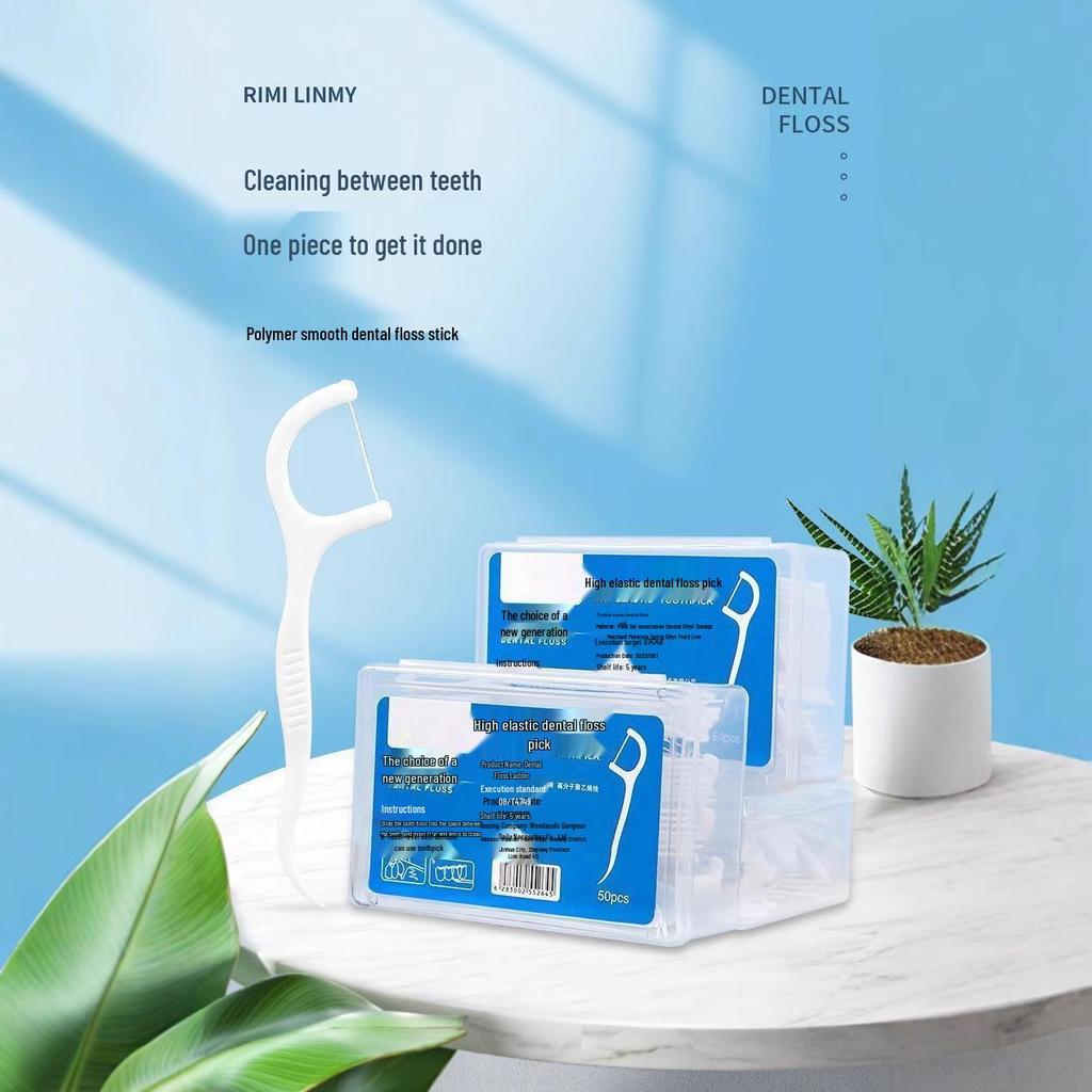 Ultra-Fine Disposable Floss Picks Family Pack