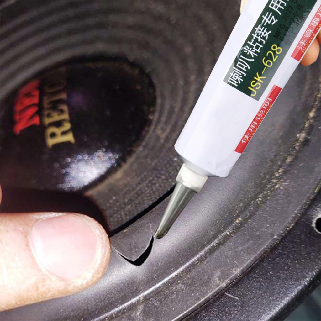 80ml Speaker Repair Glue- for Dust Cap Bonding Speaker Edge Bonding Horn Cracking- Degumming Paper Cone Professional