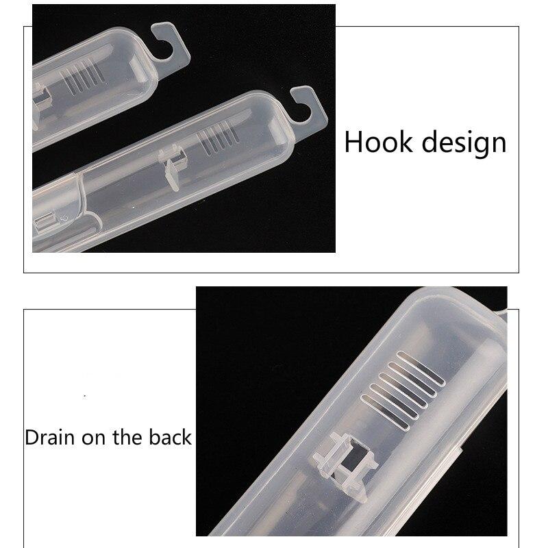 Коробка для хранения зубных щеток, держатель для зубных щеток, чехол для хранения в дороге, пылезащитный чехол, портативный, дорожный футляр для зубных щеток