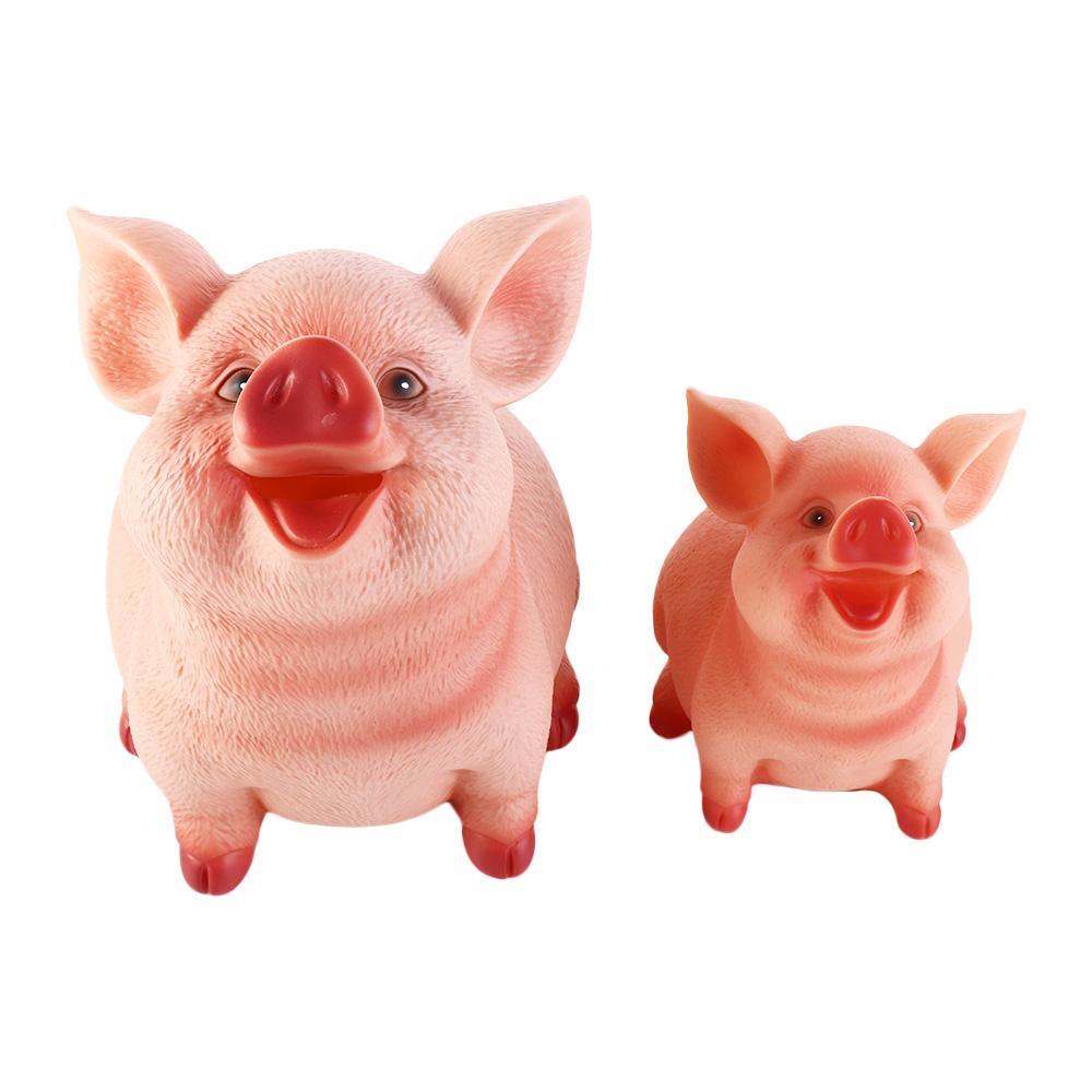 Детские игрушки в форме свиньи, орнамент, подарок на день рождения, статуи свиней, денежный ящик, коробка для хранения монет, копилка