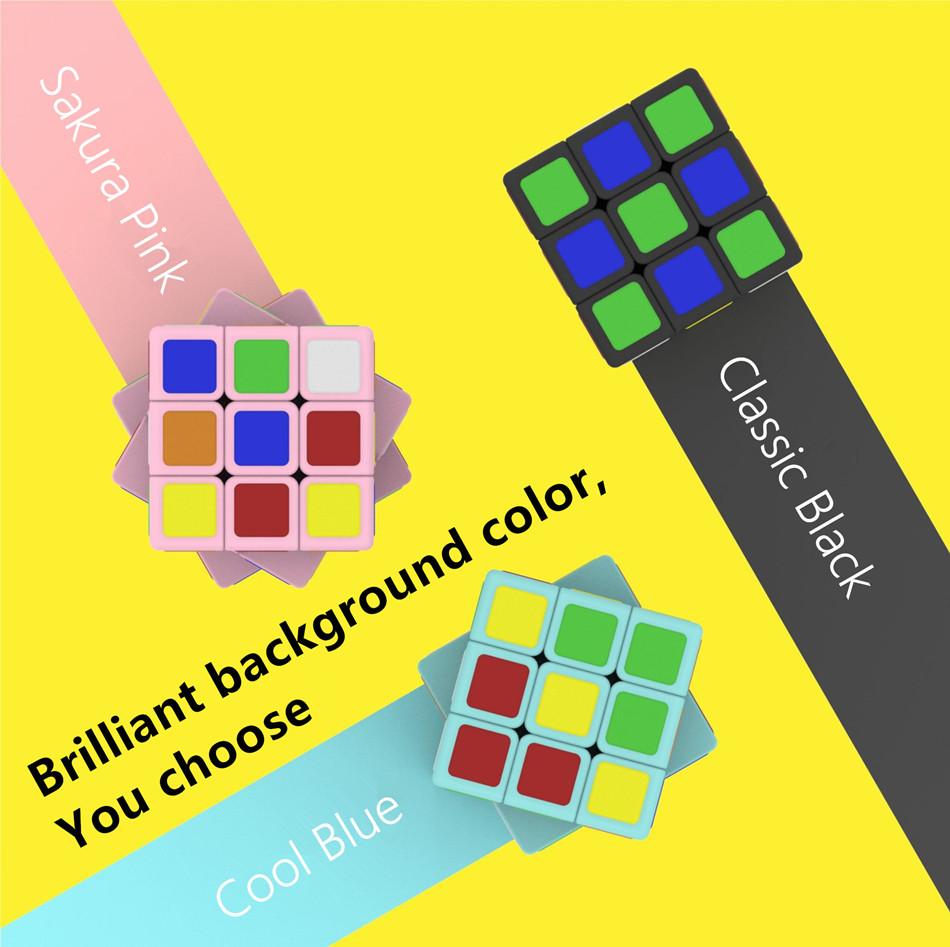 Cubelab 1cm Mini Cube Tiny 3x3 Professional 1 CM Speed Cube Cube Puzzle Blue Pink Black Toys For Children Kids Gift