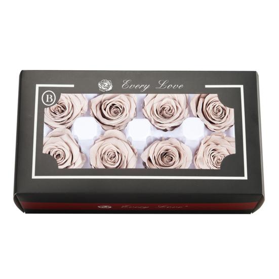 8 шт., вечные цветы розы, яркие цвета, естественный вид, вечное цветение, консервированный цветок ручной работы, украшение в виде розы