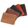 Cow Leather Men's Card Bag Coin Purse Slim Credit Card Holder Wallet For Men and Women ID Card Pocket