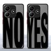 Чехол для Xiaomi Redmi Note 14 A4 10 13 Pro Plus 9S 11 13C 14C 12 Funda Задняя крышка телефона НЕТ И ДА