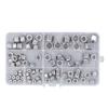 80PCS Hex Nuts Assortment Kit 304 Stainless Steel Lock Nuts with Nylon Insert 8 Specifications