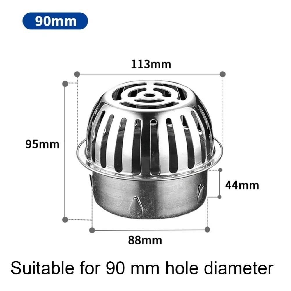 Anti-Clog Floor Drain Strainer Convex Floor Drain Filter New Drain Cover Outdoor Drainage