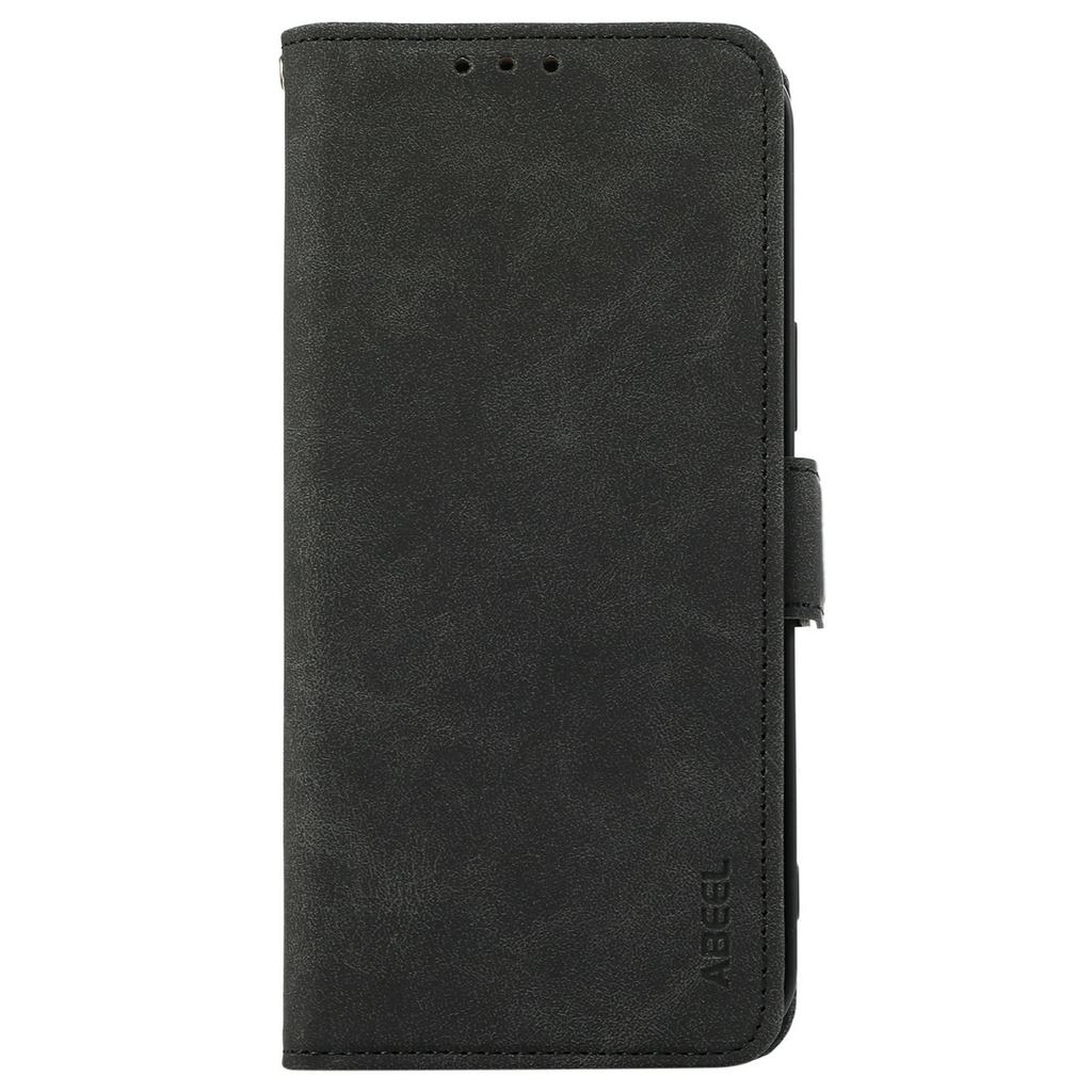 ABEEL Чехол для Samsung Galaxy S25 FE из ПУ кожи, книжка-подставка, с RFID-защитой