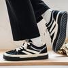 Мода Ретро Стиль Модный Тренд Толстая Подошва Повседневная Холщовая Обувь для Мужчин Весна 2025 Новинка Нишевые Универсальные Удобные Кроссовки с Низким Верхом