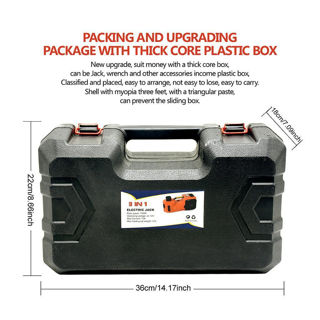 12 В постоянного тока 5 т автоматический электрический гидравлический напольный домкрат подъемный двойной двигатель светодиодный электрический гидравлический домкрат 135-360 мм