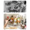 Yousheng Clear Spice Rack Lazy Susan Turntable Многоуровневая вращающаяся на 360 градусов полка для приправ Кухонный органайзер для столешницы