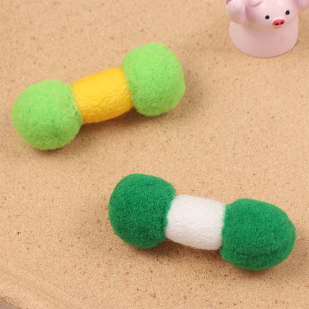 2PCS Bite-Resistant Cat Chew Toys Soft Plush Cat Teaser Toy Interactive Cat Toys Self-Entertainment