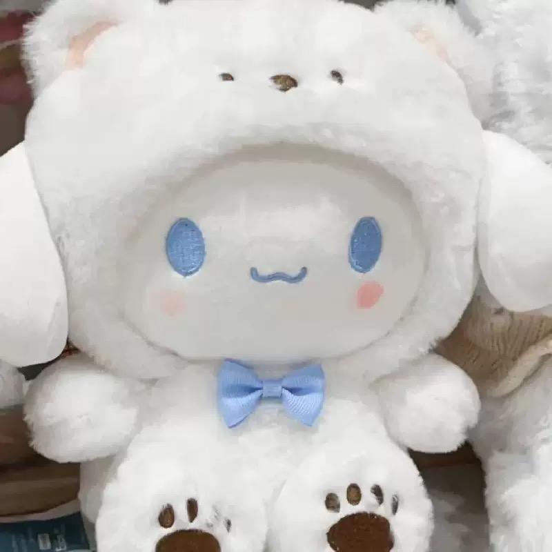 =Новая Кавайная 22-25см Плюшевая Игрушка Sanrio Собака Нефритовая Куроми Кукла-Переодевашка Кукла Плюшевая Игрушка Мягкая Игрушка Патунг Куклы Подарок на День Рождения