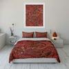Floral and paisley swirls. Bedding sets Duvet cover sets Duvet covers Pillowcases(1 * Duvet Cover 2 * Pillowcases without duvet insert)