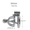 Men's Chastity Lock Metal Penis Cage with Catheter Gay Adult Sex Toys for Outdoor Wear Penis Restraints Cuckold Cock Ring