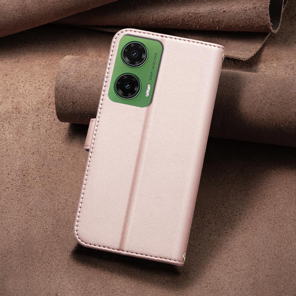 Роскошный клетчатый кожаный чехол-книжка с откидной крышкой для Motorola Moto G85 G84 G54 G34 G24 G14 G04 G73 G53 G23 G13 защитный чехол-книжка