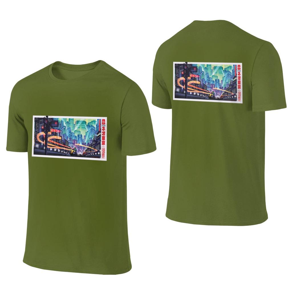 In Love With City Literary Reversible Tshirt Street Sports Korean Atmosphere Unisexs Tshirts