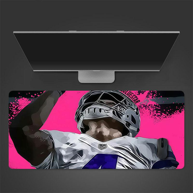 Коврик для мыши Dak Prescott, Большой игровой коврик для стола, Нескользящий коврик для мыши XXL для ноутбука и планшета, Игровой коврик для мини-ПК со прошитыми краями
