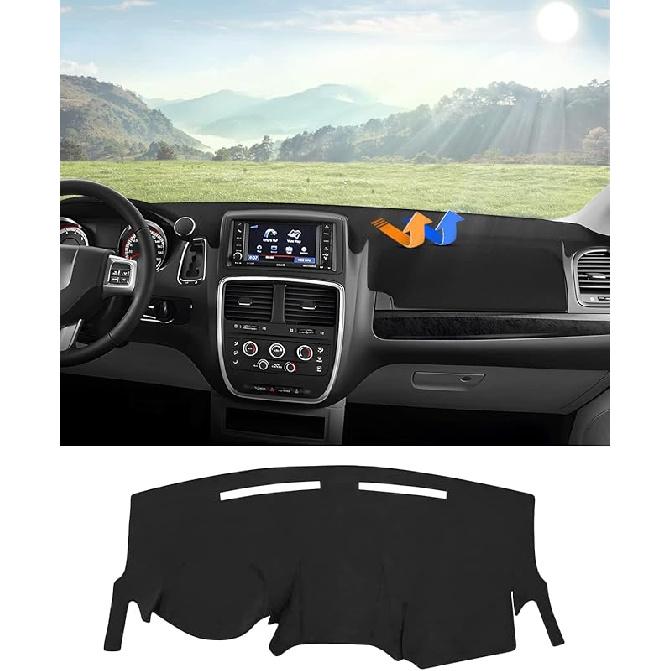 Autorder Dashboard Cover Mat For 2002-2005 Dodge Ram 1500 & 2003-2005 2500/3500 Accessories Dash Cover Flannel Dash Mat Sunshade Glare UV Rays