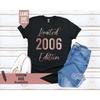 Limited Edition 2006 Birthday T Shirt 18th Vintage Washed Unisex Soft Breathable Casual Comfortable Streetwear Fashion Stylish