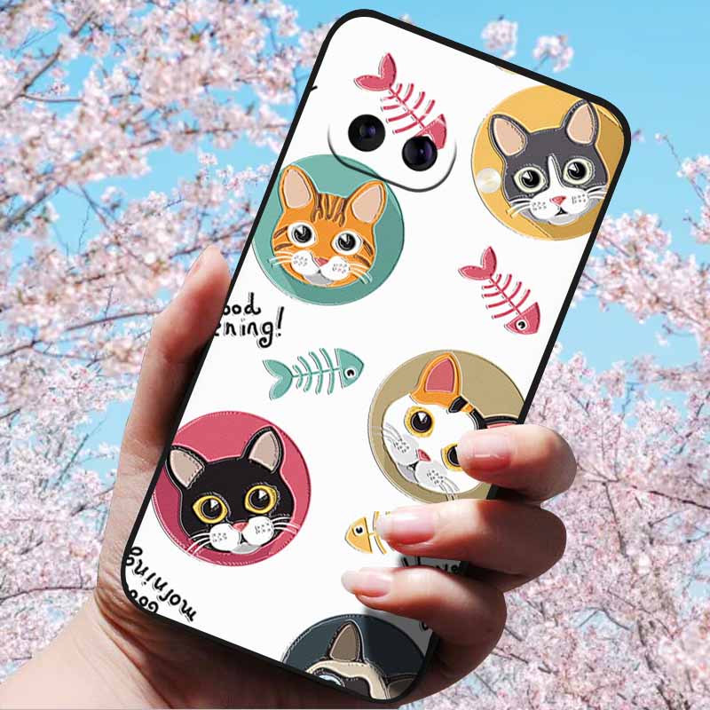 Для Google Pixel 9a 3D Рельефный Цветок Тиснение Мягкий Силиконовый Чехол Мультяшная Расписная Задняя Крышка для Google Pixel 9a 9 A 3D Рельефный Чехол