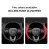 Carbon Fiber Leather Car Steering HDFJAZ4 Wheel Cover Protective Shell For Honda Civic Accord Crosstour Spirior Odyssey Avancier UR-V