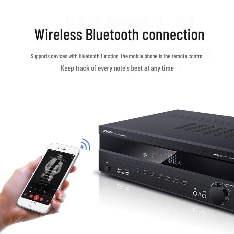 SANSUI 5.1-канальный домашний кинотеатр AV-усилитель CN-вилка (адаптер в комплекте)