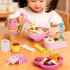 Little BearShape Pudding Feeding Set Simulation Model Play House Toys Kids Toy