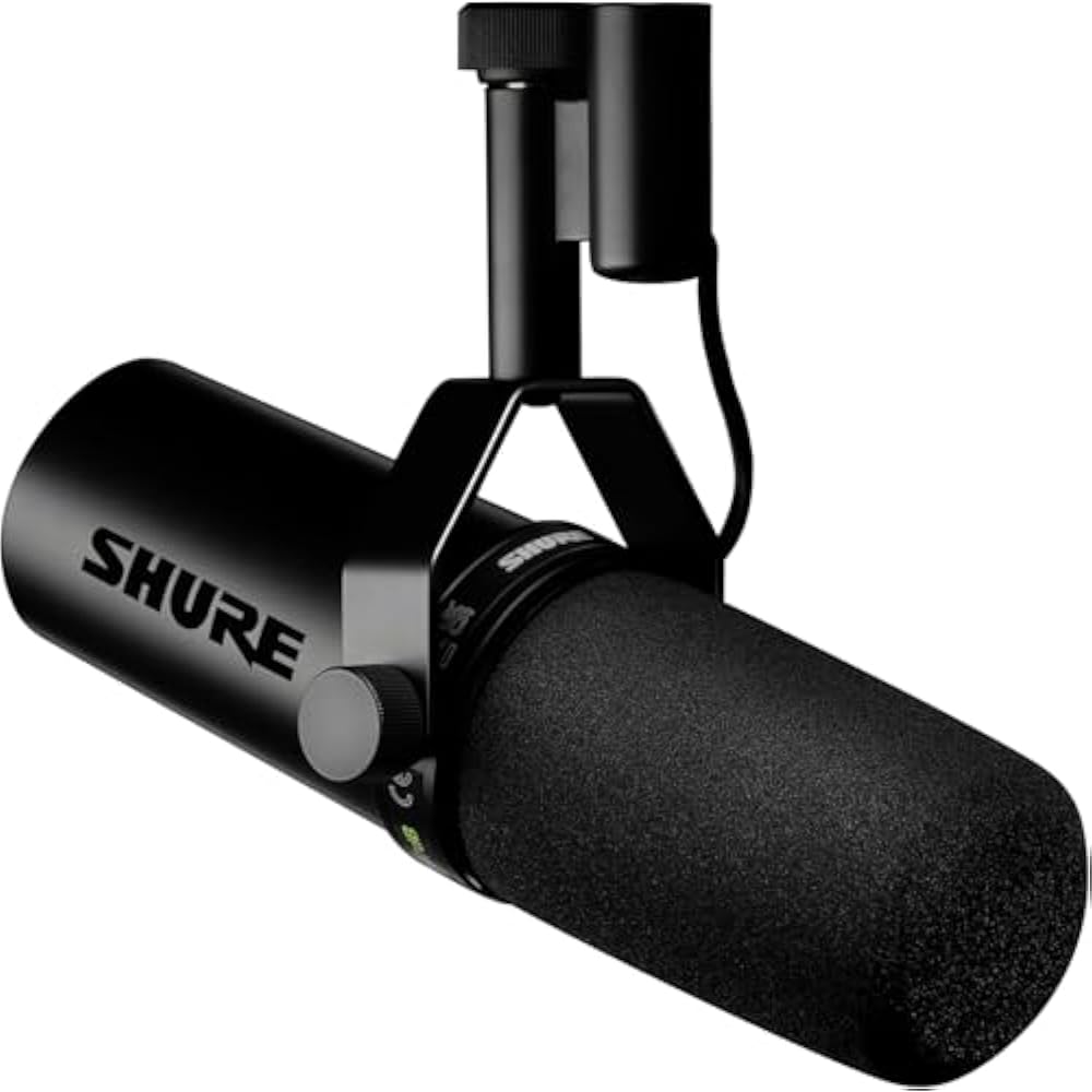 SM7dB с предусилителем SHURE: Динамический микрофон, Кардиоидный, Однонаправленный, XLR, Проводной для стриминга, YouT...