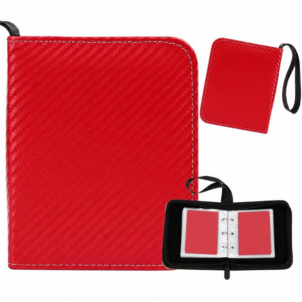 40Pages Mini Card Binder PU Leather Photocard Holder New Storage Pockets Card Collection